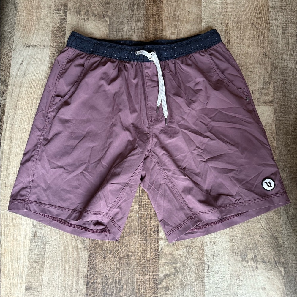 Vuori Kore Lined Shorts - Men’s Purple Athletic Shorts